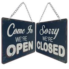 open closed